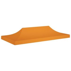 vidaXL Acoperiș pentru cort de petrecere, portocaliu, 6x3 m, 270 g/m² imagine