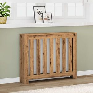 vidaXL Mască de calorifer stejar artizanal 104x20x82 cm lemn prelucrat imagine