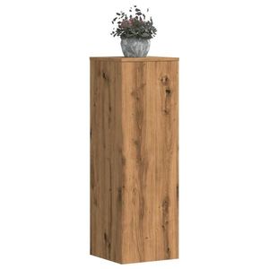 vidaXL Suporturi plante, 2 buc., stejar artizanal, 33x33x100 cm, lemn imagine