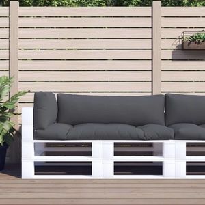 vidaXL Perne de paleți, 3 buc., antracit, material textil imagine