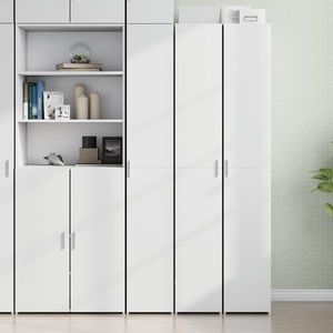 vidaXL Dulap înalt, alb, 30x42, 5x185 cm, lemn prelucrat imagine