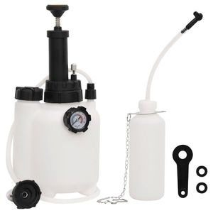 vidaXL Purjor de frână, alb și negru, 3 L imagine