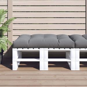 vidaXL Pernă pentru paleți, gri, 120x80x12 cm, material textil imagine