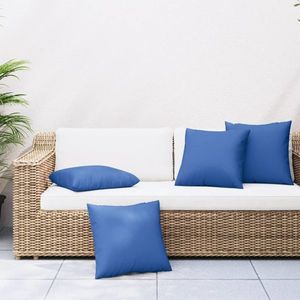 vidaXL Perne de canapea, 4 buc., albastru regal, 40x40 cm, textil imagine
