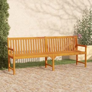 vidaXL Bancă de grădină, 219 cm, lemn masiv de acacia imagine