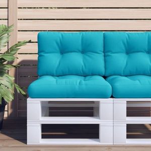 vidaXL Perne de paleți, 2 buc., turcoaz, material textil imagine