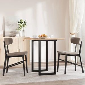 vidaXL Picioare Măsuță de cafea O-Frame 50x40x73 cm Oţel imagine