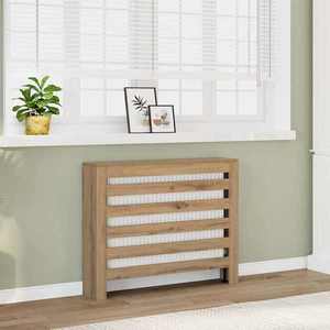 vidaXL Mască de calorifer stejar artizanal 104x20x82 cm lemn prelucrat imagine