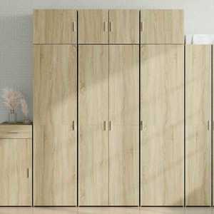 vidaXL Dulap înalt, stejar sonoma, 70x42, 5x185 cm, lemn prelucrat imagine