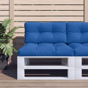 vidaXL Pernă de paleți, albastru regal, 80x40x12 cm, material textil imagine