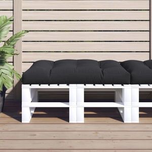 vidaXL Pernă pentru paleți, negru, 120x80x12 cm, textil imagine