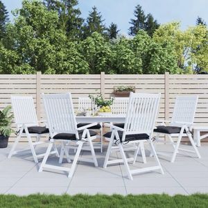 vidaXL Perne de scaun, 6 buc., antracit, 50x50x7 cm, textil oxford imagine