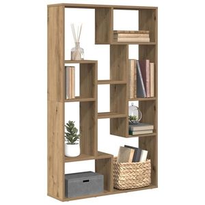 vidaXL Bibliotecă, stejar artizanal, 72x20x120 cm, lemn prelucrat imagine