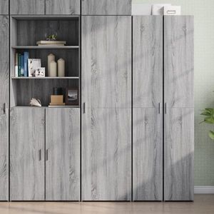 vidaXL Dulap înalt, gri sonoma, 50x42, 5x185 cm, lemn prelucrat imagine