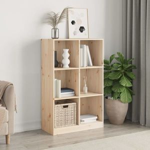 vidaXL Bibliotecă, 70x33x110 cm, lemn masiv de pin imagine