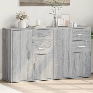 vidaXL Dulapuri, 2 buc., gri sonoma, 60x31x70 cm, lemn prelucrat imagine