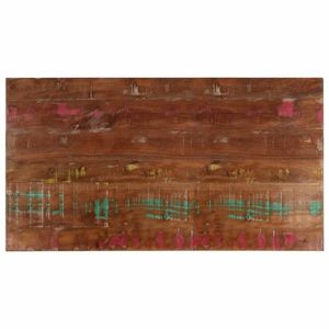 vidaXL Blat de masă, 100x50x3, 8cm, dreptunghiular, lemn masiv reciclat imagine