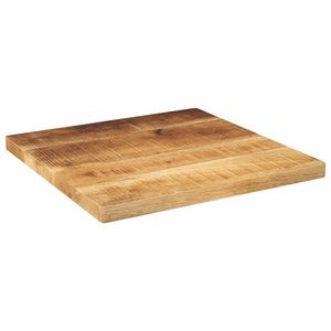 vidaXL Blat de masă pătrat, 50x50x2, 5 cm, lemn masiv mango brut imagine
