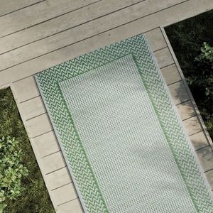 vidaXL Covor de exterior, ARAKIL verde, 80x250 cm, PP imagine
