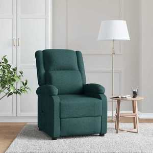 vidaXL Fotoliu, verde, material textil imagine