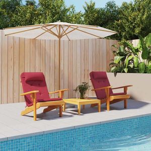 vidaXL Perne pentru scaun Adirondack, 2 buc, roșu vin, textil oxford imagine