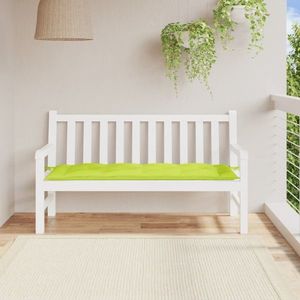 vidaXL Pernă de bancă, verde aprins, 150x50x7 cm, material oxford imagine