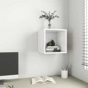 vidaXL Dulap de perete, alb, 37x37x37 cm, lemn prelucrat imagine