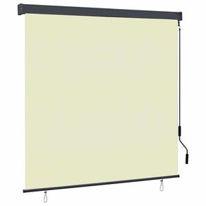 vidaXL Jaluzea tip rulou de exterior, crem, 160 x 250 cm imagine
