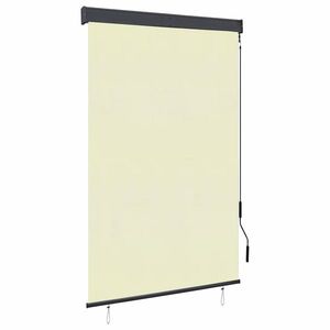 vidaXL Jaluzea tip rulou de exterior, crem, 120 x 250 cm imagine