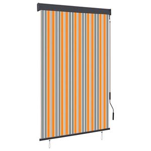 vidaXL Jaluzea tip rulou de exterior, galben și albastru, 120 x 250 cm imagine