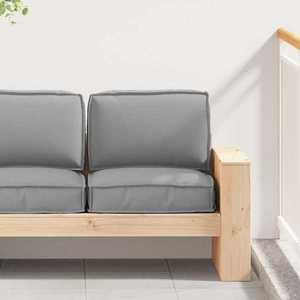 vidaXL Set de perne pentru palet 2 pcs Gri 60 x 60 x 12 cm imagine