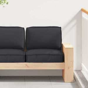 vidaXL Set de perne pentru palet 2 pcs Negru 60 x 60 x 12 cm imagine