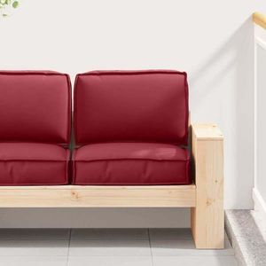 vidaXL Set de perne pentru palet 2 pcs bordo 60 x 60 x 12 cm imagine