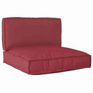 vidaXL Set de perne pentru palet 2 pcs bordo 80 x 80 x 12 cm imagine