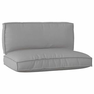 vidaXL Set de perne pentru palet 2 pcs Gri 120 x 80 x 12 cm imagine