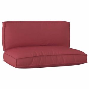 vidaXL Set de perne pentru palet 2 pcs bordo 120 x 80 x 12 cm imagine