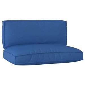 vidaXL Set de perne pentru palet 2 pcs Albastru regal 120 x 80 x 12 cm imagine