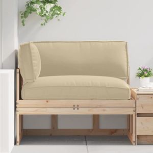 vidaXL Set de perne pentru palet 3 pcs Bej 120 x 80 x 12 cm imagine