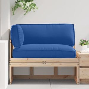 vidaXL Set de perne pentru palet 3 pcs Albastru regal 120 x 80 x 12 cm imagine