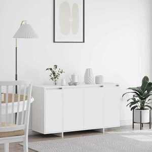vidaXL Bufet Alb 135 x 41 x 69 cm Lemn compozit imagine