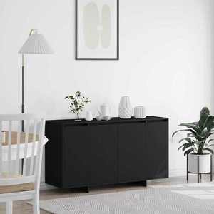 vidaXL Bufet Negru 135 x 41 x 69 cm Lemn compozit imagine
