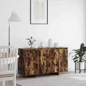 vidaXL Bufet Stejar afumat 135 x 41 x 69 cm Lemn compozit imagine