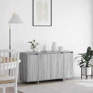 vidaXL Bufet sonoma gri 135 x 41 x 69 cm Lemn compozit imagine