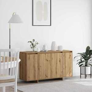 vidaXL Bufet stejar artizanal 135 x 41 x 69 cm Lemn compozit imagine