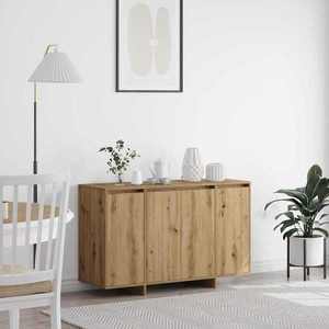 vidaXL Bufet stejar artizanal 120 x 41 x 75 cm Lemn compozit imagine