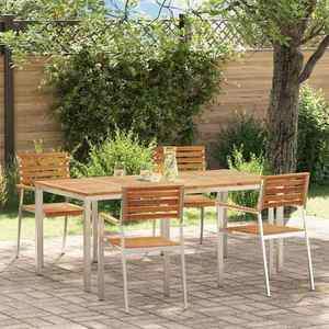 vidaXL Set de masă pentru grădină 5 pcs imagine