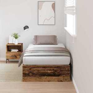 vidaXL Cadru de pat Lemn vechi 200 x 80 x 31.5 cm Lemn compozit imagine