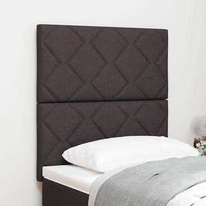 vidaXL Tăblie cap cu lumini cu bandă LED Gri deschis 80 cm țesătură imagine