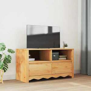 vidaXL Cabinet TV Drammen Maro 99 x 43 x 55 cm Lemn masiv de pin imagine