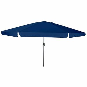 vidaXL Parasol de Grădină Albastru și Negru 395 x 395 x 245 cm imagine